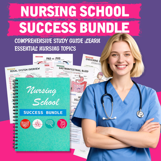 Last Day 50% OFF🔥Nursing School Success Bundle | Spiral Bound (Buy 2 Free Shipping)