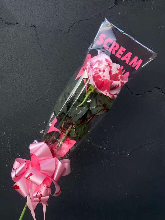 🔥LAST DAY 50% OFF - 🩸🌹SCREAM Rose Bouquet – Halloween Horror Blooms💀🎀