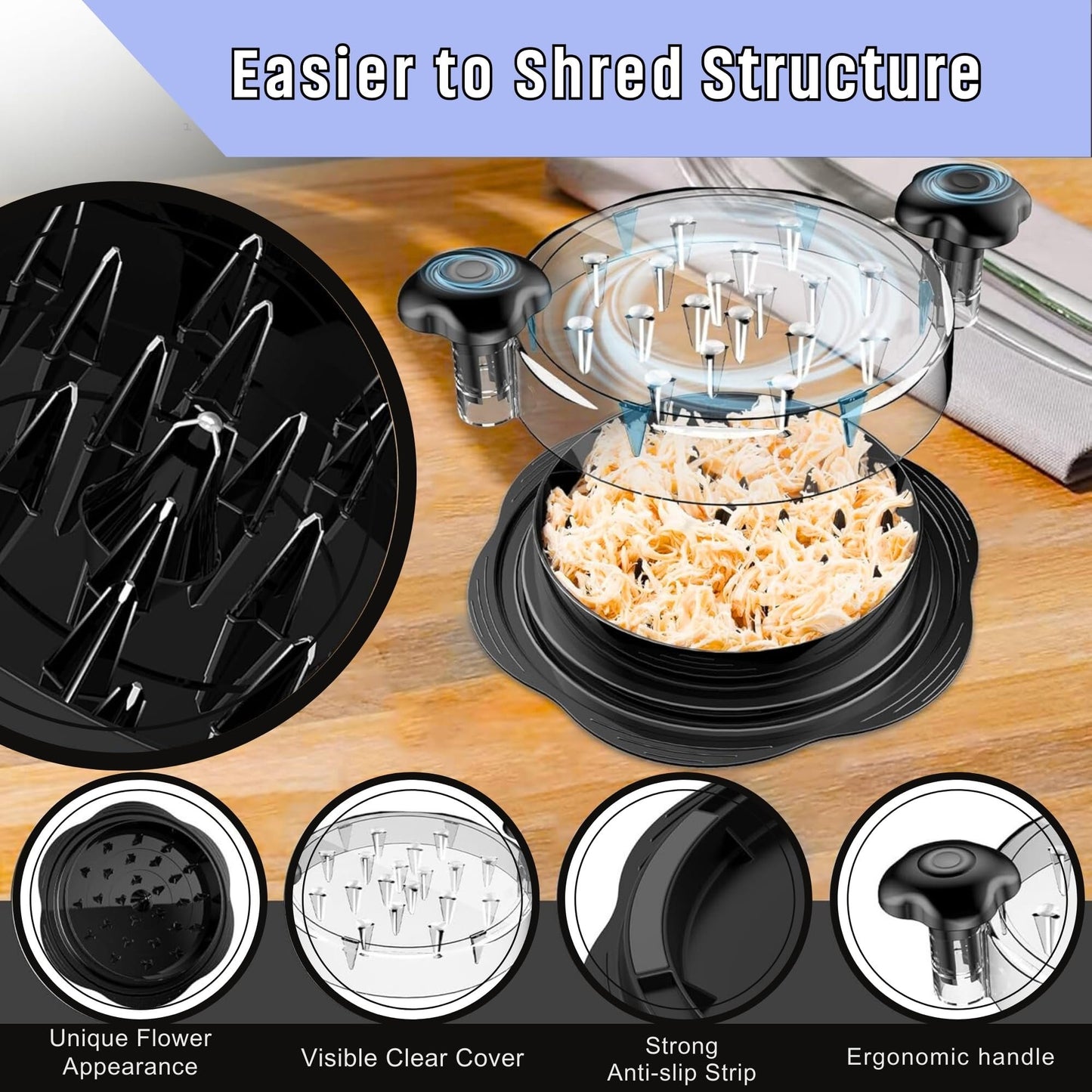 Chicken Shredder Large Chicken Breast Shredder Tool