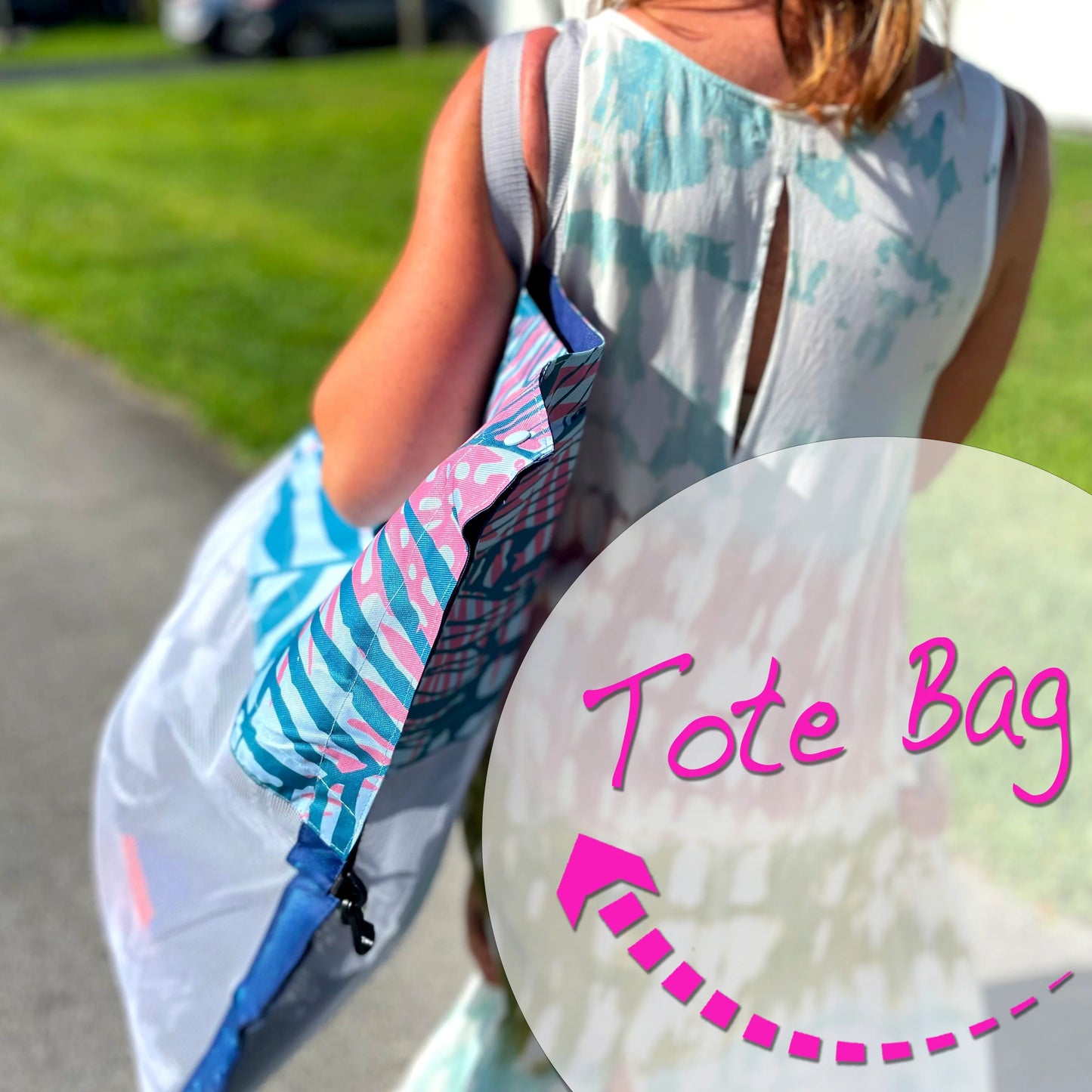 2-In-1 Floating Hammock And Beach Tote