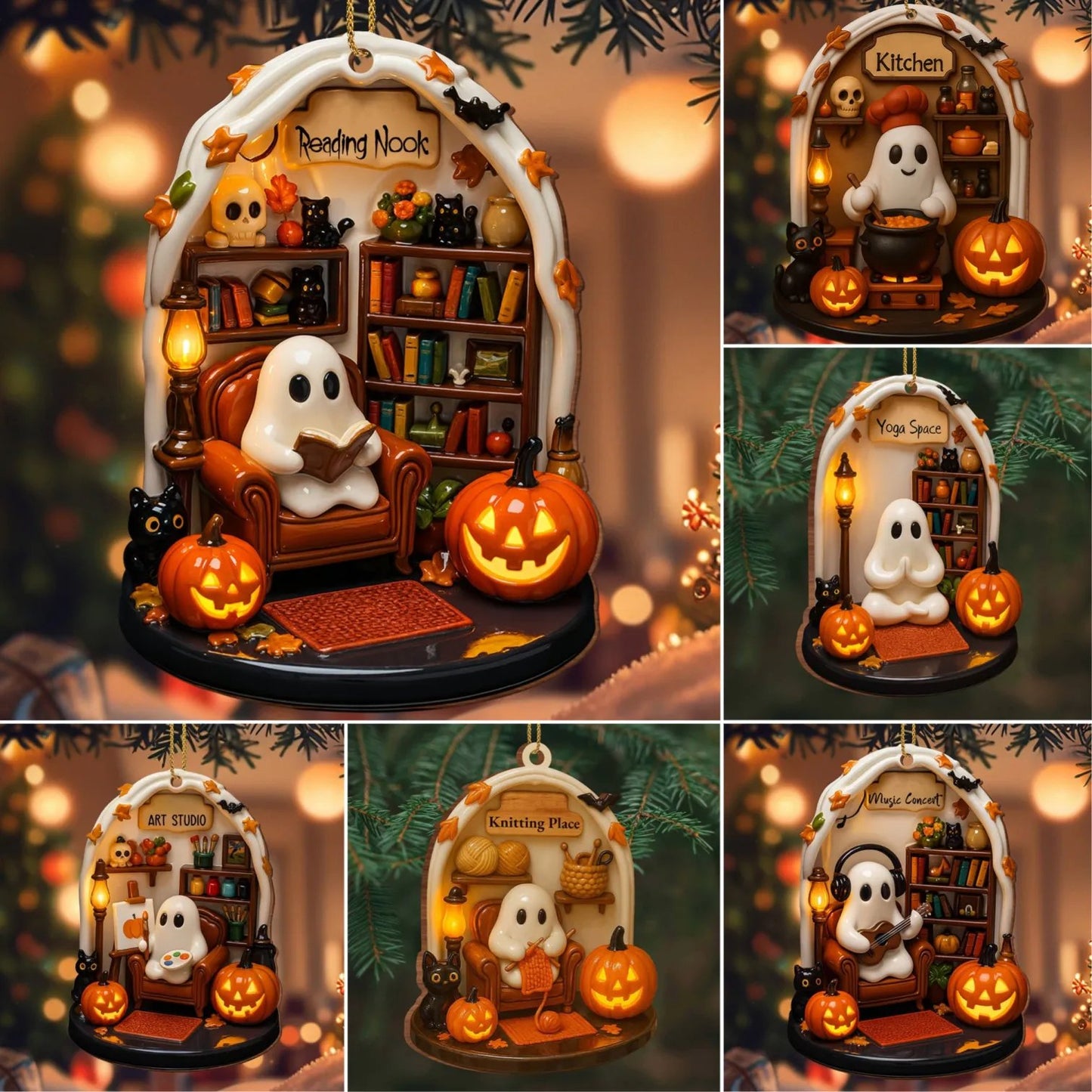 (🎁Last Day 49% OFF)👻🎃Halloween Spooky Ornament