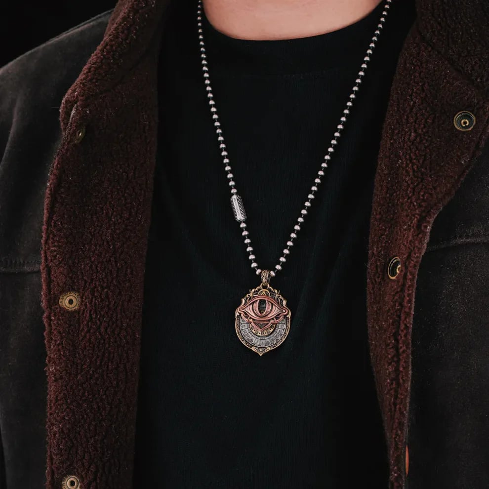🔥This Week 🏆Flash Sale⚡ 50K+ SOLD!👁️‍🗨️Handmade Tarot Vision Pendant: Connect to Cosmic Wisdom Anytime(Cheat Sheet Included)