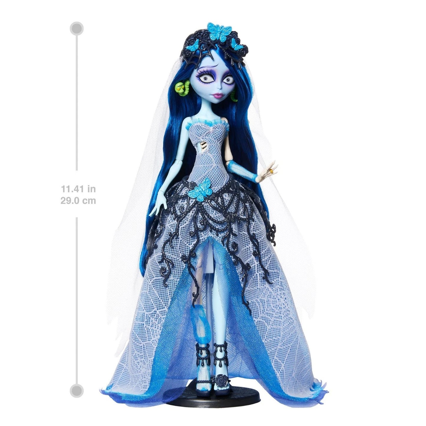 🎃 Halloween Exclusive: Monster High × Tim Burton's Corpse Bride Emily Skullector Fashion Doll💀🕯️