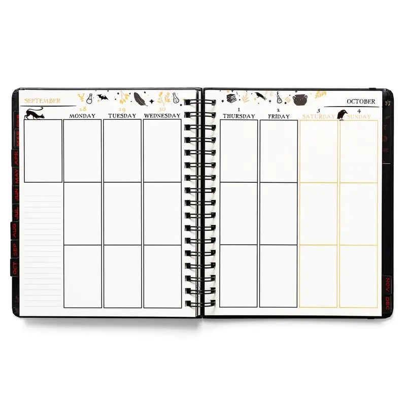 💥Limited Inventory Available! 📚🧙‍♀️Waiting for the Night 2026 Weekly Planner🧹HARDCOVER BOOK