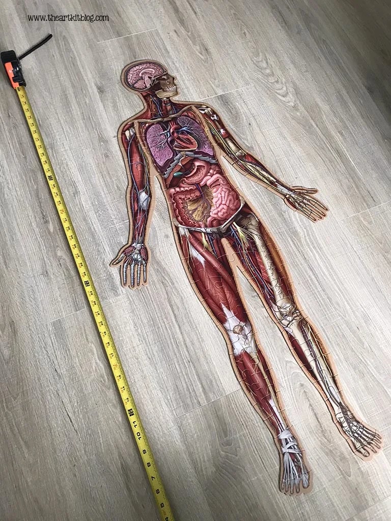 Kid's 100 Piece Human Body Floor Puzzle