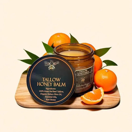🍊Skin Care Hot Sale 49% OFF 🎁- Organic Grass-Fed Beef Tallow Balm with Raw Honey