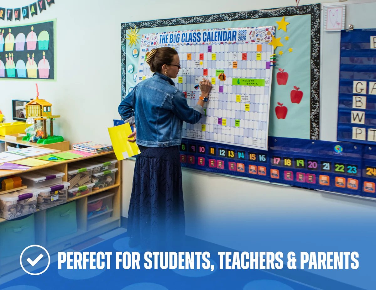 🎁Last Day Promotion 49% OFF🔥The Big Class Academic Calendar (August 2025 to July 2026)