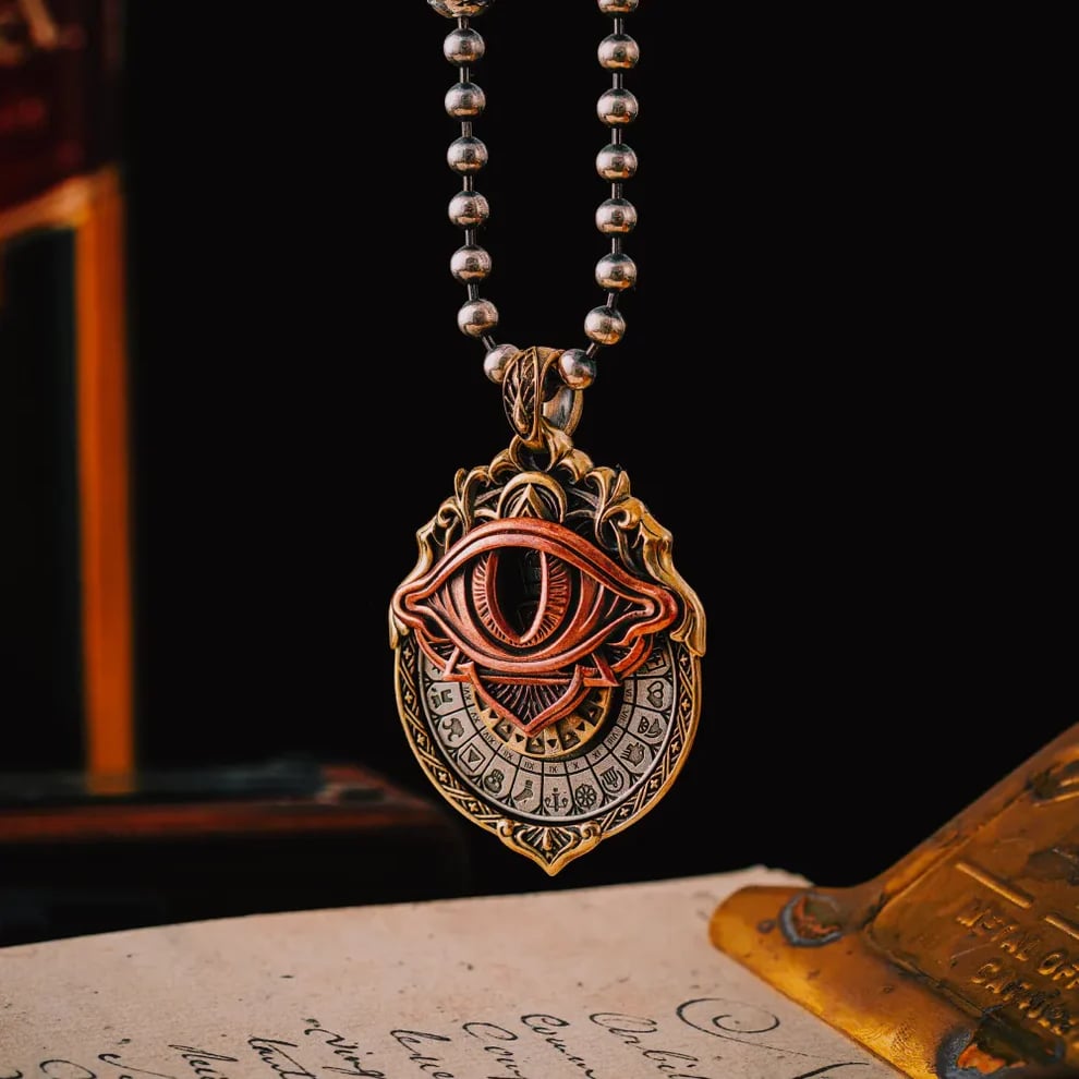 🔥This Week 🏆Flash Sale⚡ 50K+ SOLD!👁️‍🗨️Handmade Tarot Vision Pendant: Connect to Cosmic Wisdom Anytime(Cheat Sheet Included)
