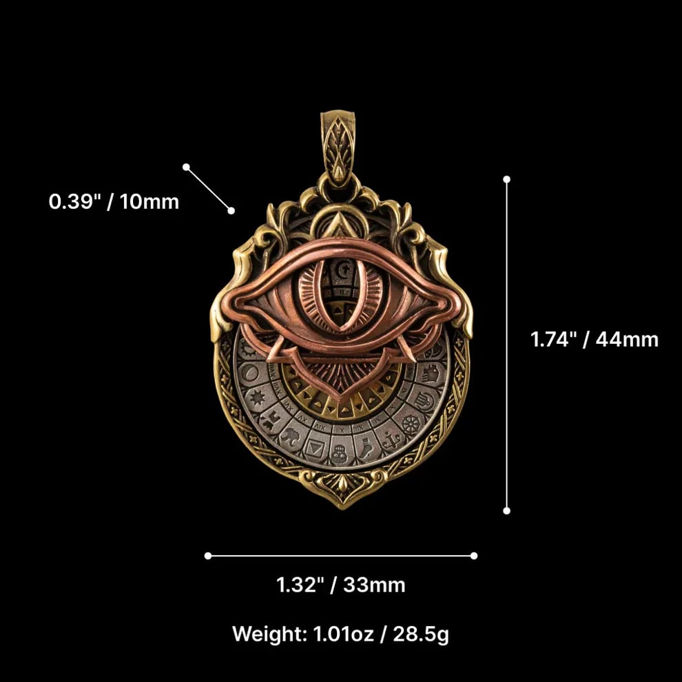🔥This Week 🏆Flash Sale⚡ 50K+ SOLD!👁️‍🗨️Handmade Tarot Vision Pendant: Connect to Cosmic Wisdom Anytime(Cheat Sheet Included)