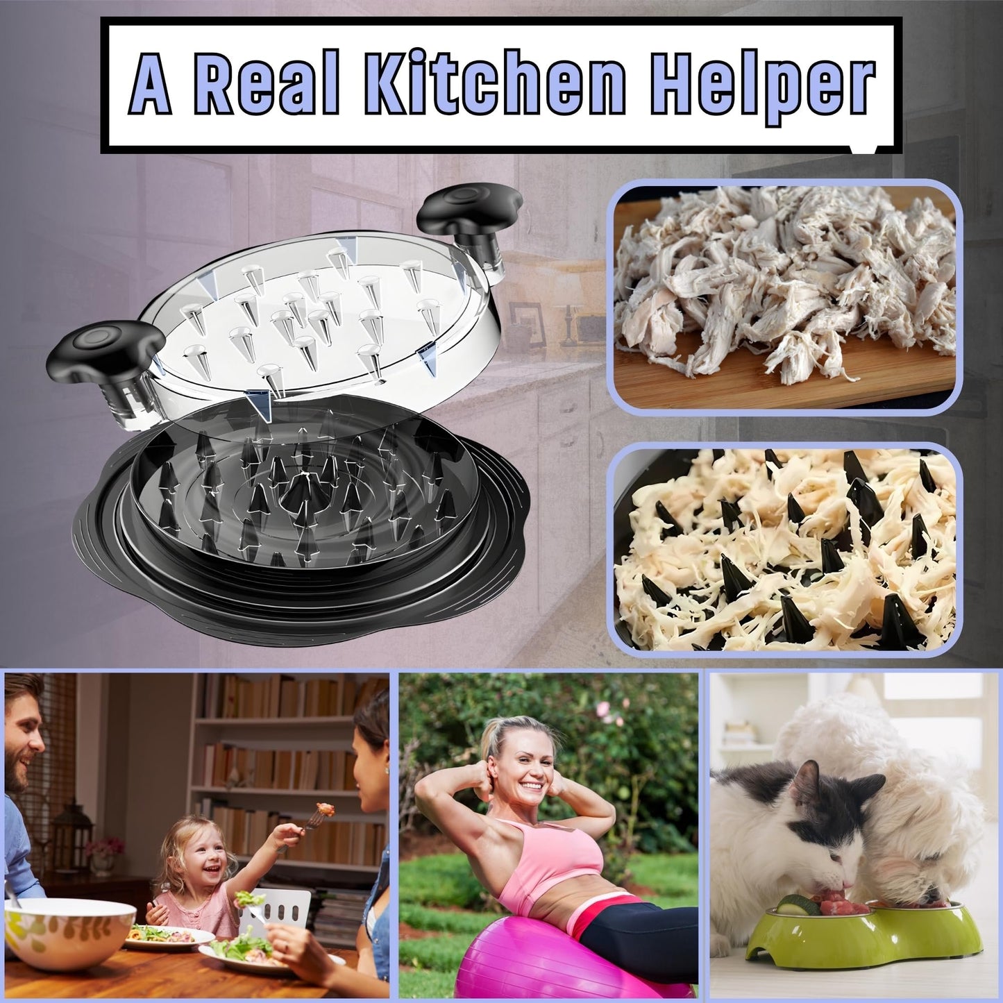 Chicken Shredder Large Chicken Breast Shredder Tool