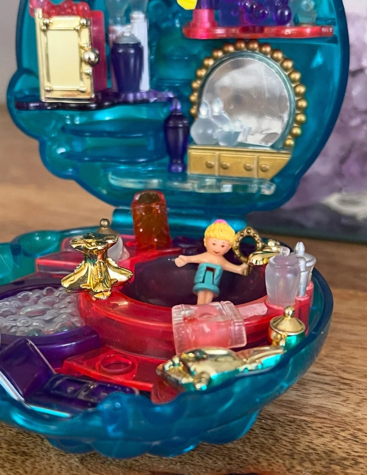 Rare Vintage Bluebird 1996 Polly Pocket Bubbly Bath Playset🌟Limited Stock!