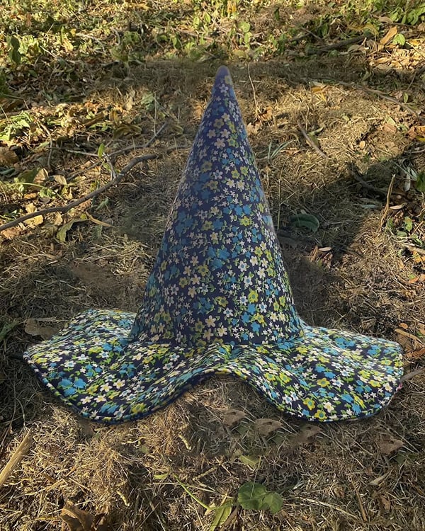 🎩Handmade Patchwork Witch Hat