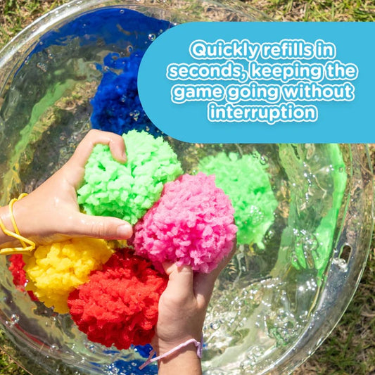 💦 Make Every Splash Count ✨ Reusable Water Sponge Balls – For Endless, Mess-Free Summer Fun! 🌊