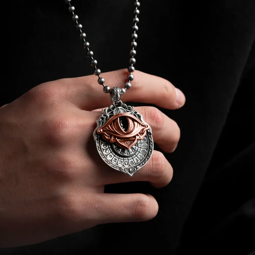 🔥This Week 🏆Flash Sale⚡ 50K+ SOLD!👁️‍🗨️Handmade Tarot Vision Pendant: Connect to Cosmic Wisdom Anytime(Cheat Sheet Included)