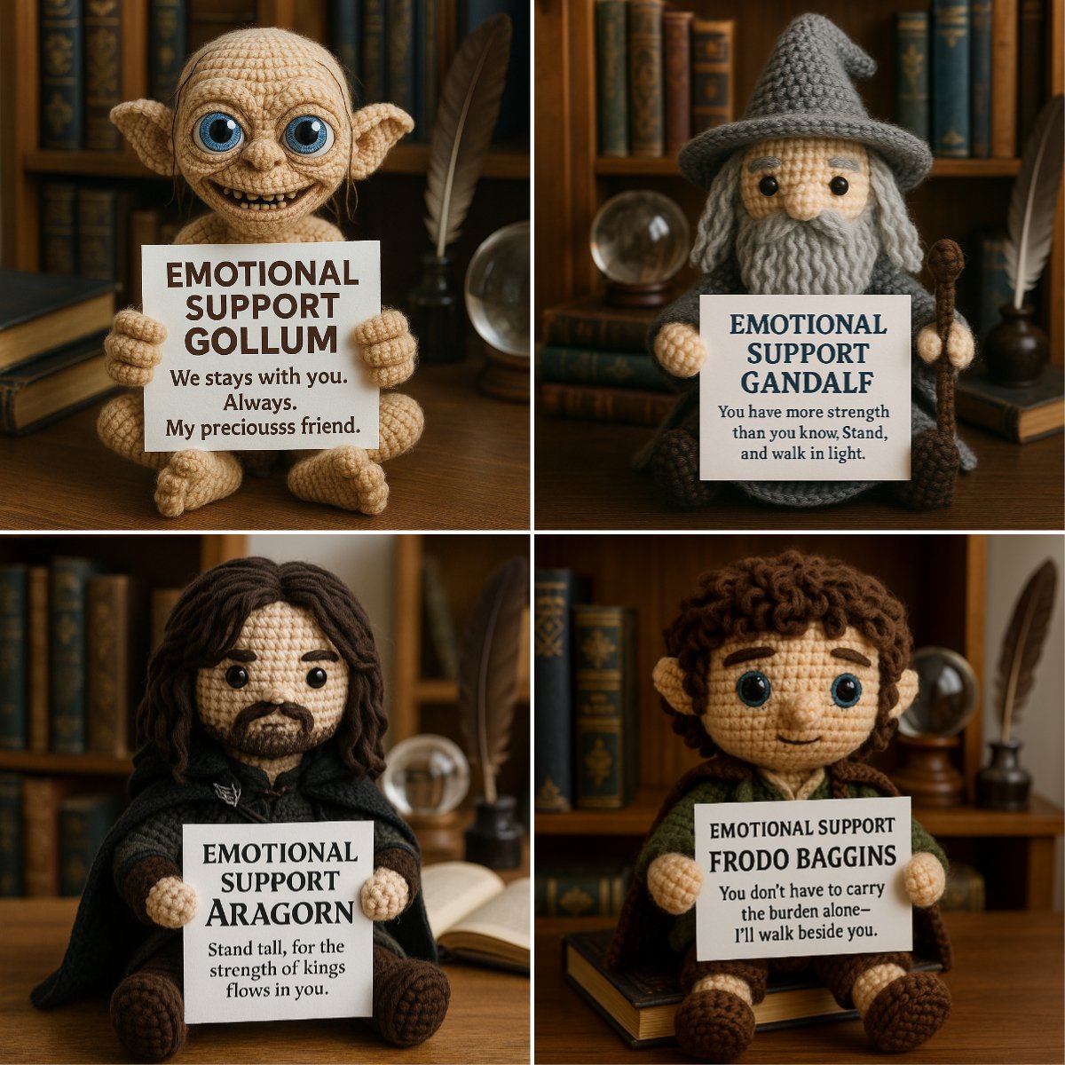 Fellowship of Comfort: Fantasy Ring Emotional Support Set