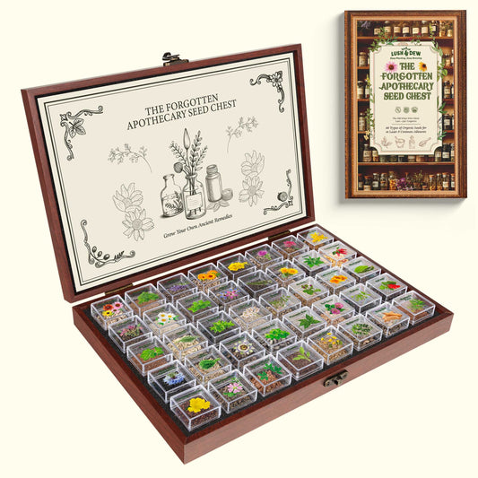 Last Day Flash Sale-60% OFF🔥The Forgotten Apothecary Seed Chest - 40 Varieties of Medicinal Herb Seeds