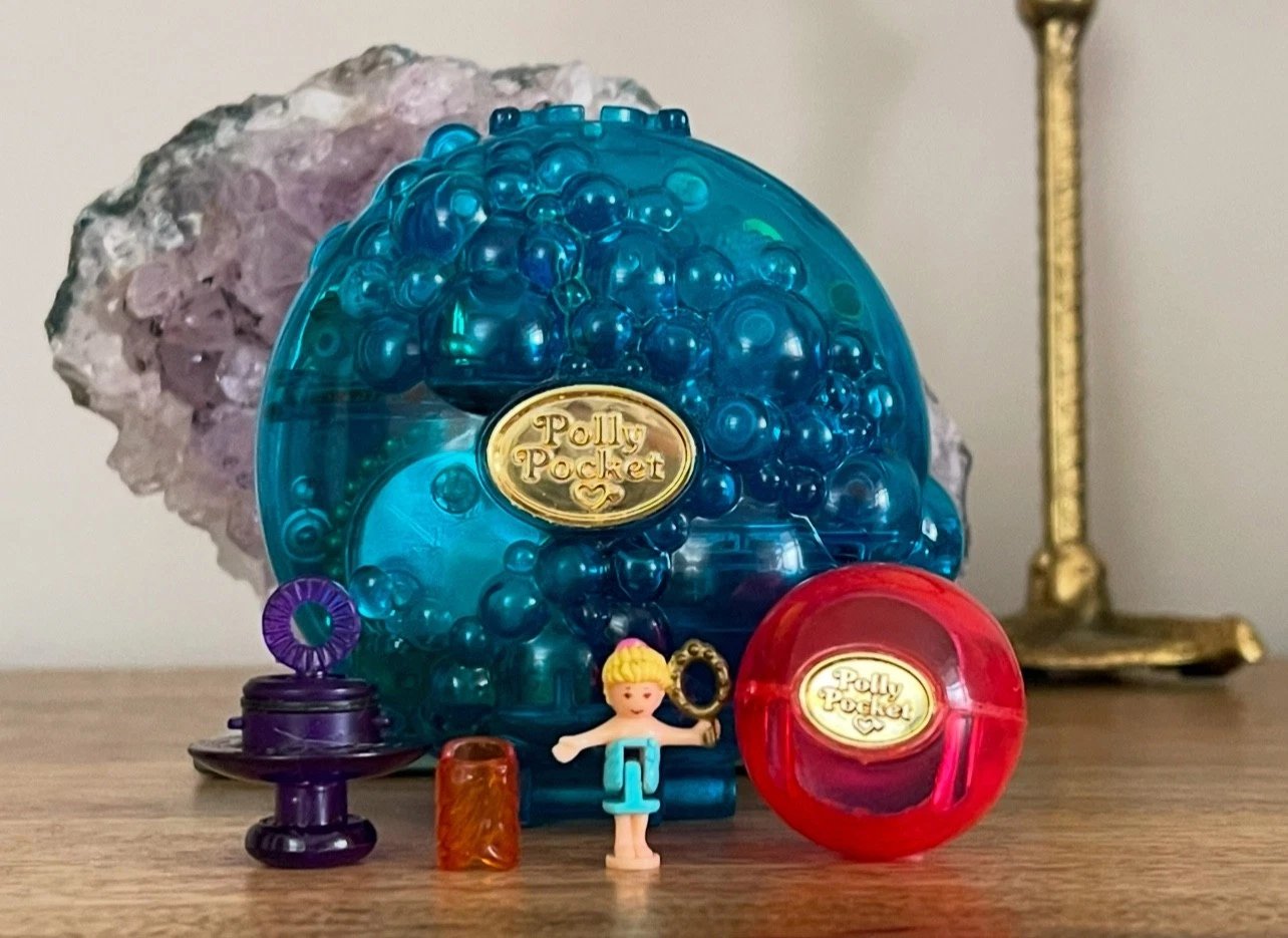Rare Vintage Bluebird 1996 Polly Pocket Bubbly Bath Playset🌟Limited Stock!