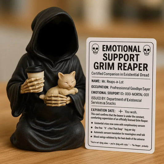 🎉 Special Offer - 49% Discount!💀Emotional Support Grim Reaper