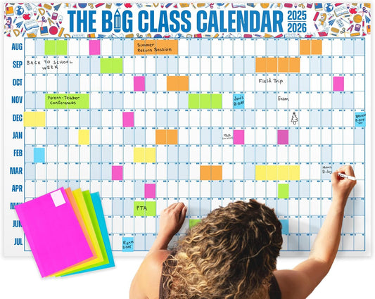 🎁Last Day Promotion 49% OFF🔥The Big Class Academic Calendar (August 2025 to July 2026)