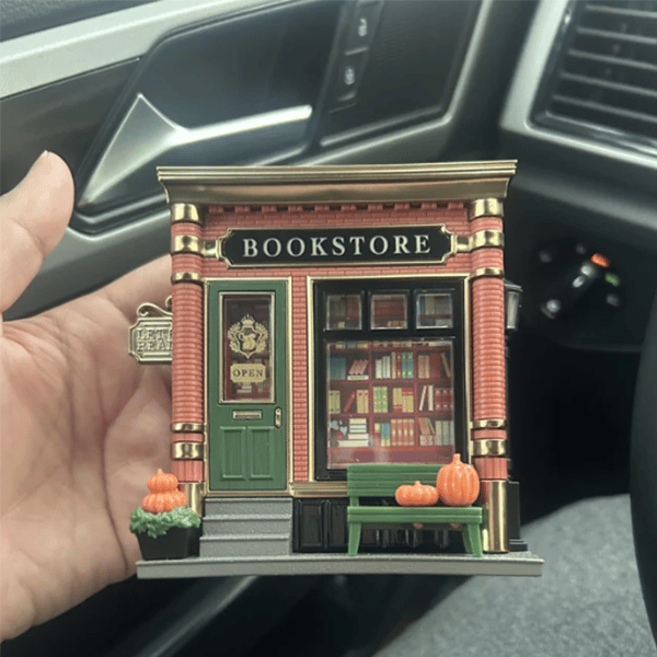 📚Micro Bookstore Night Light With Pumpkins🎃