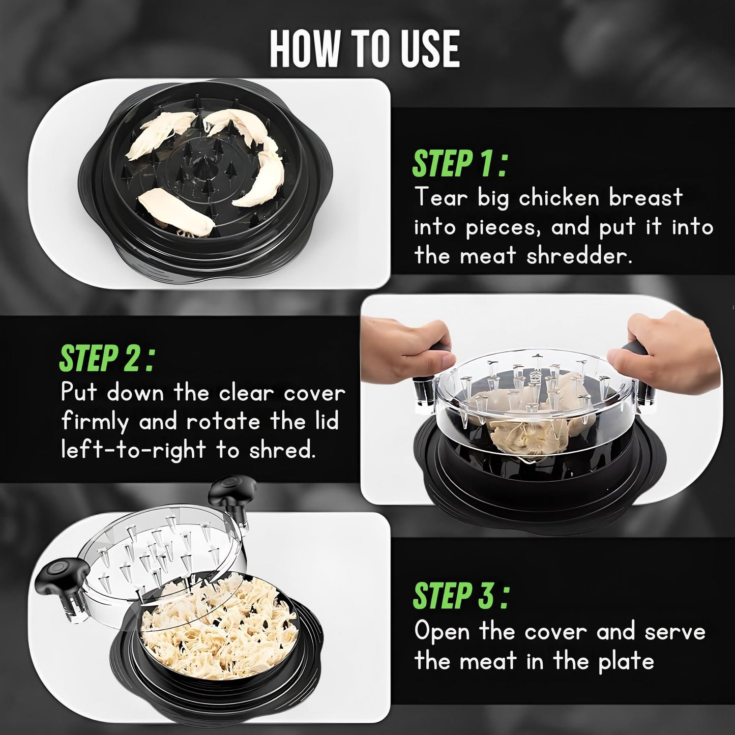 Chicken Shredder Large Chicken Breast Shredder Tool